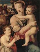 unknow artist The Madonna and child with the infant saint john the baptist oil painting artist